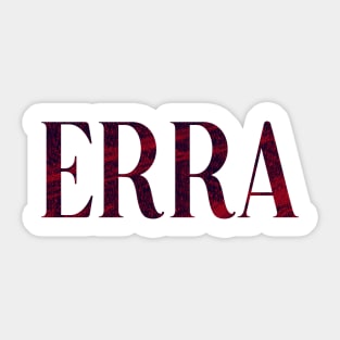 Erra - Simple Typography Style Sticker